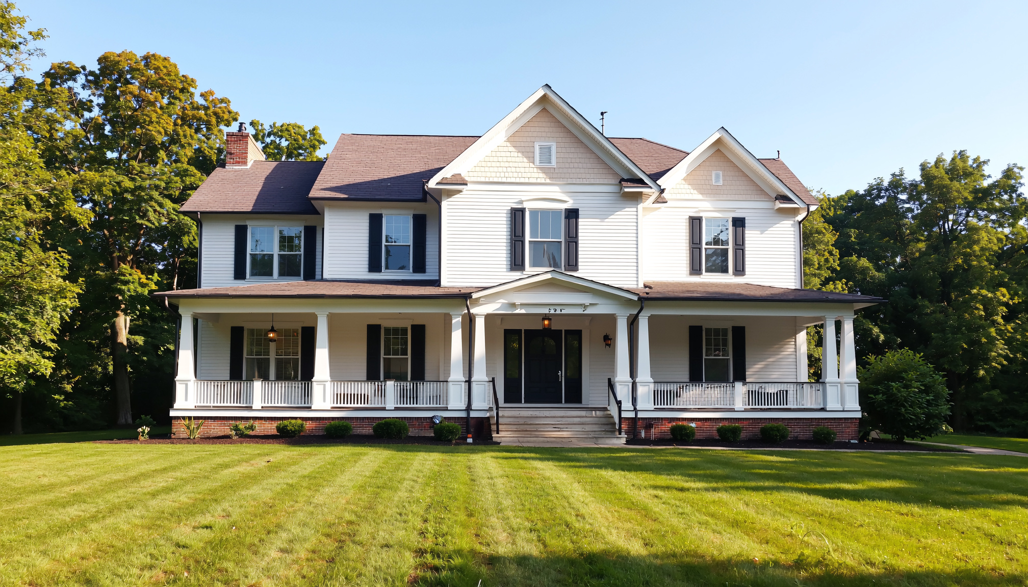 Fredericksburg, VA with seamless rain gutters